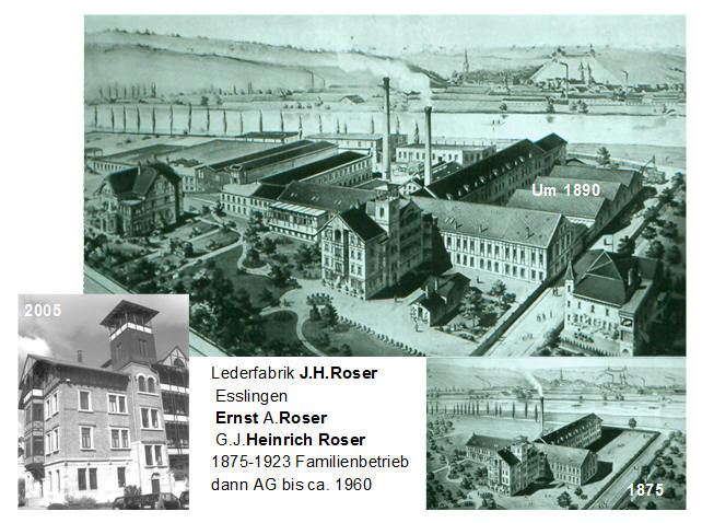 Lederfabrik C. F. Roser Stuttgart-Feuerbach 1834-1934