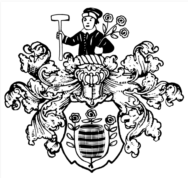 Wappen des Küfers Johannes Roser (1681)